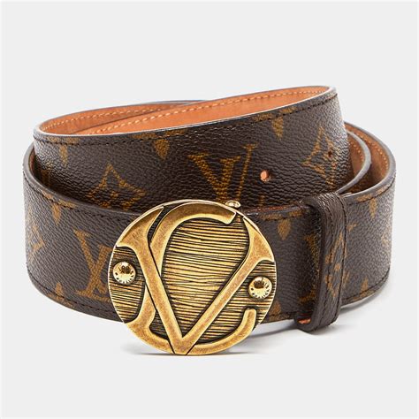 louis vuitton belt and belt buckle 48 120 lb 0097|Louis Vuitton belt buckle only.